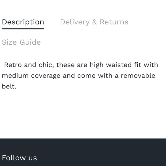 SOLID & STRIPED WOMEN’S LARGE BIKINI BOTTOMS BRIGETTE BELT IS HIGH WAISTED NWT - Picture 3 of 5